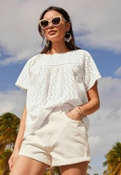 Damen NEXT BRODERIE - Bluse - White