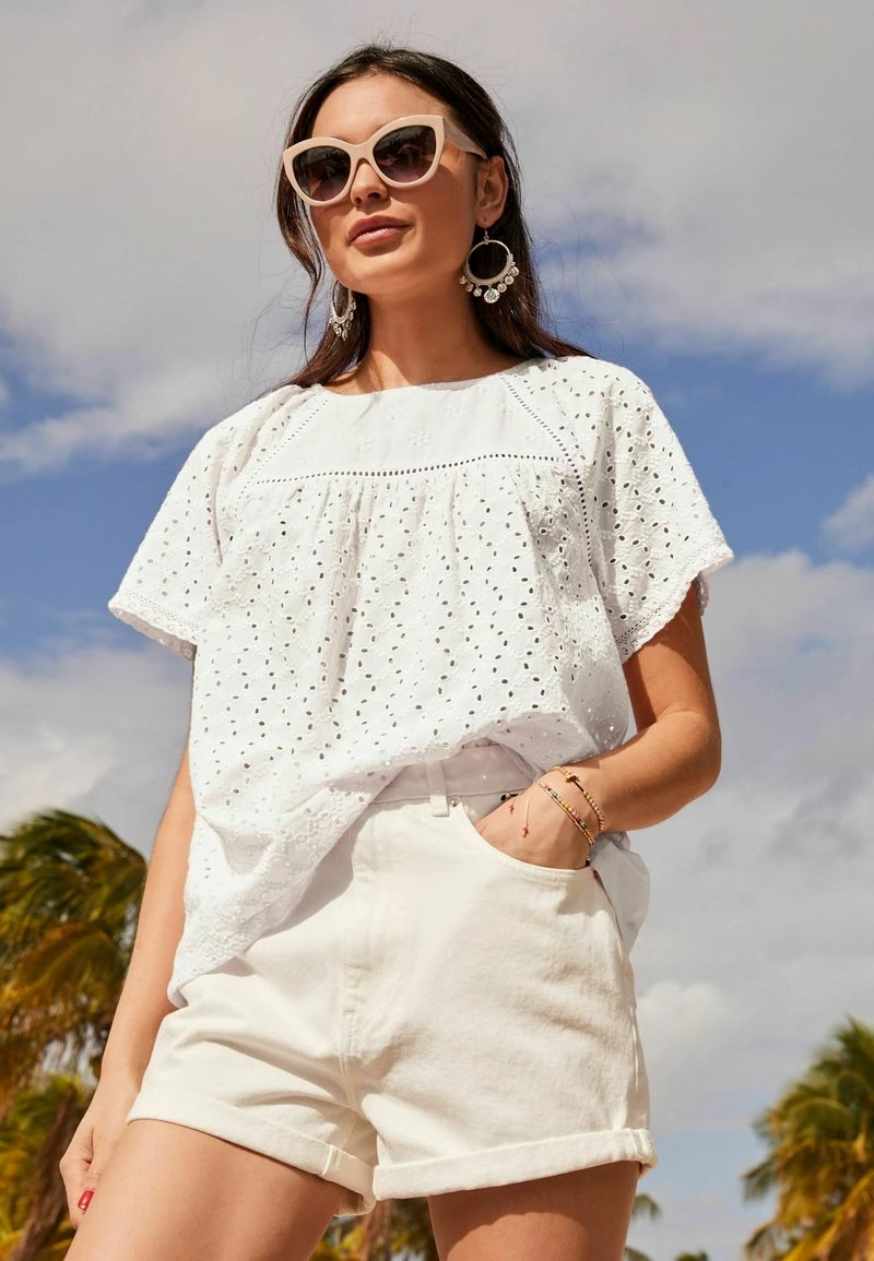 Damen NEXT BRODERIE - Bluse - White