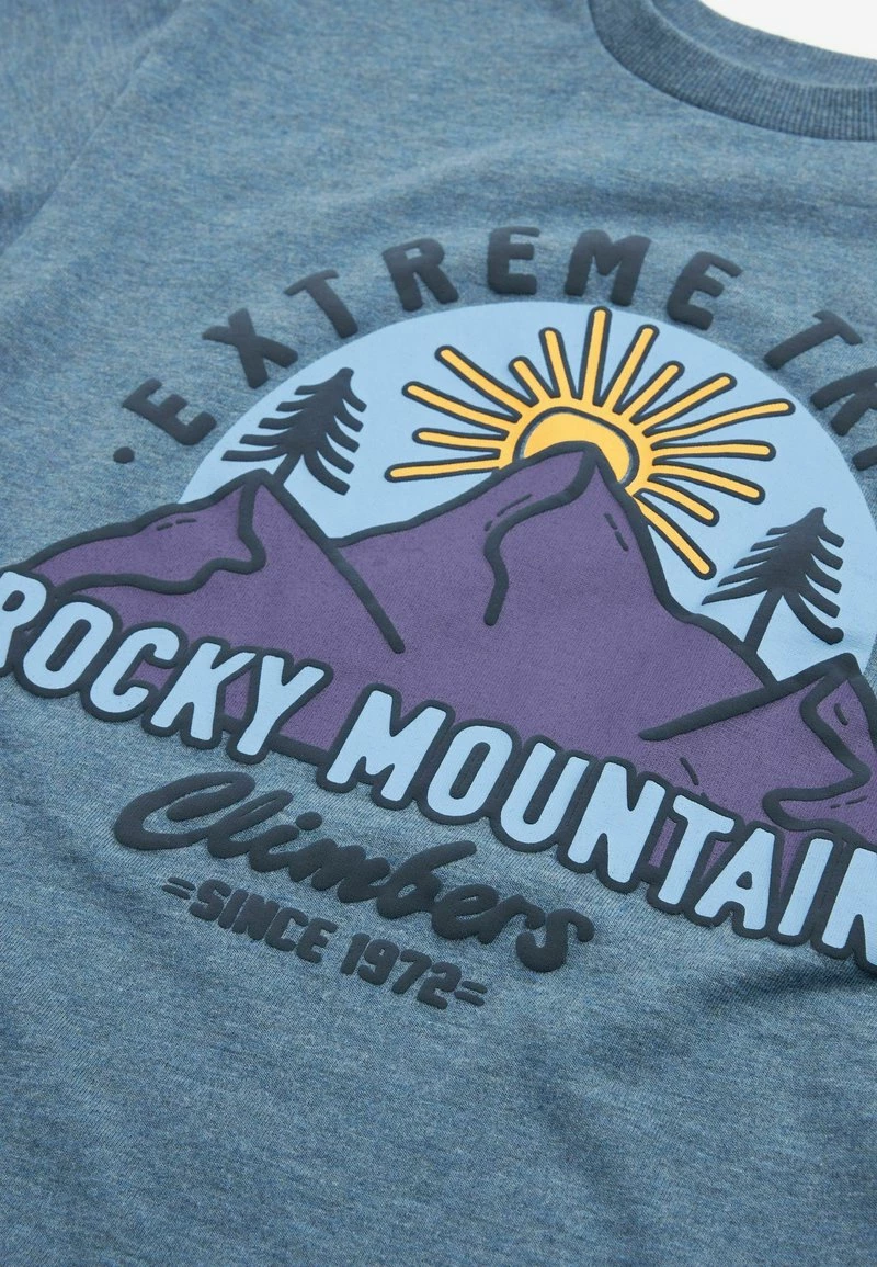 Next Kinder MOUNTAIN GRAPHIC SHORT SLEEVE - T-Shirt Print - Blue – Bild 3