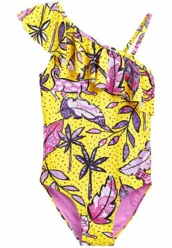 Next Kinder ONE SHOULDER - Badeanzug - Yellow