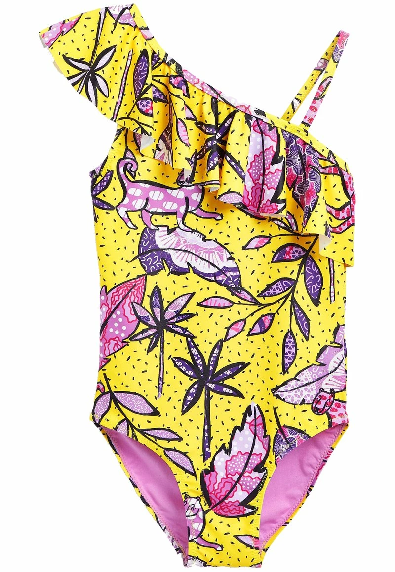 Next Kinder ONE SHOULDER - Badeanzug - Yellow