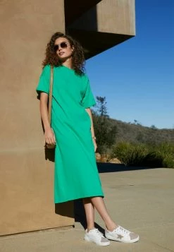 Next SHORT SLEEVE - Jerseykleid - Green | Damen