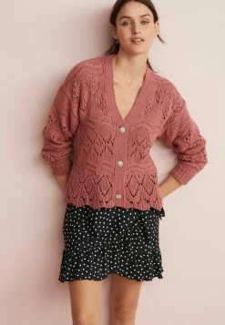Next Damen Strickjacke - Pink