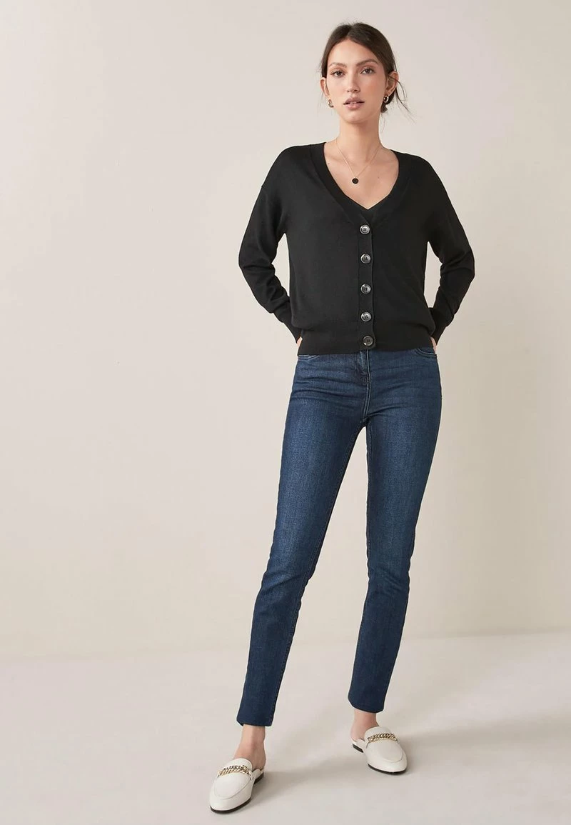 Next Damen DOLMAN - Strickjacke - Black