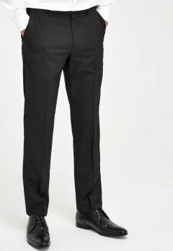 Next Herren WITH MOTION FLEX WAISTBAND - Stoffhose - Black