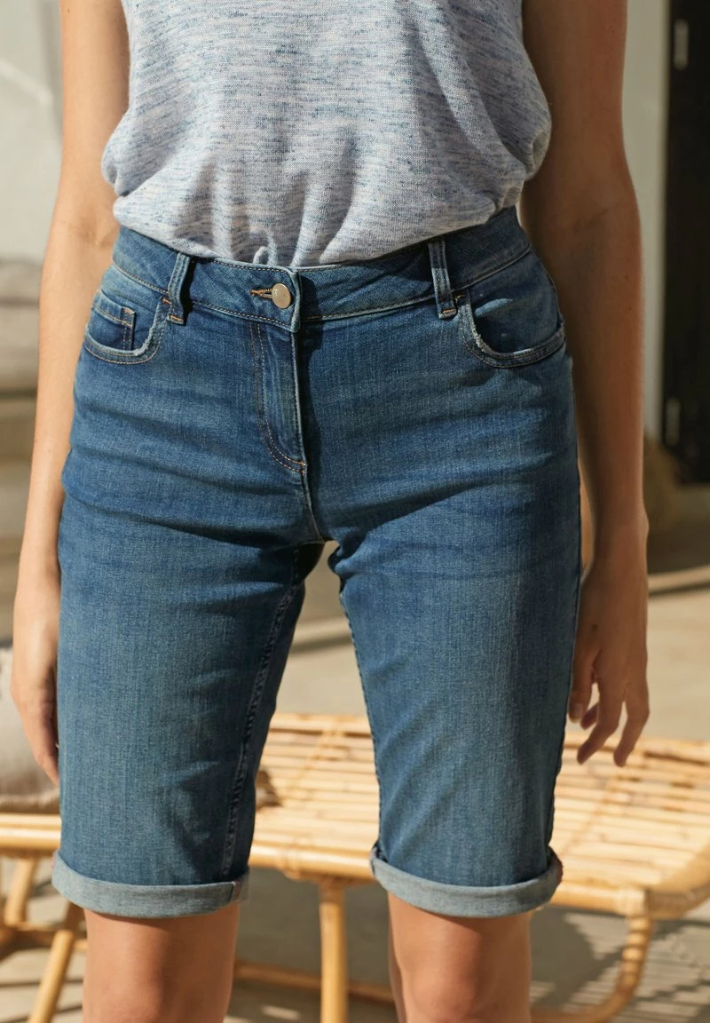 Next Damen Jeans Shorts - Royal Blue – Bild 3