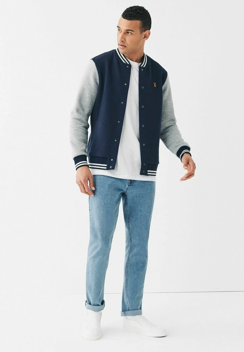 Next Bomberjacke - Navy Blue Grey | Herren – Bild 2