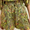 Next BELTED - Shorts - Green Paisley | Damen