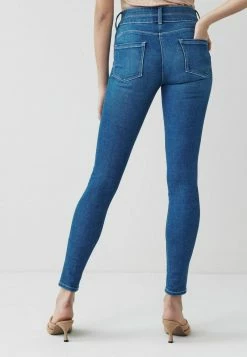 Next Damen Jeans Skinny Fit - Blue T