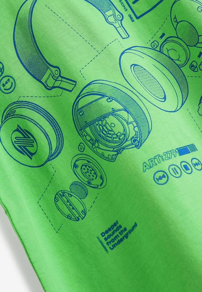 Next Kinder GRAPHIC - T-Shirt Print - Green – Bild 3