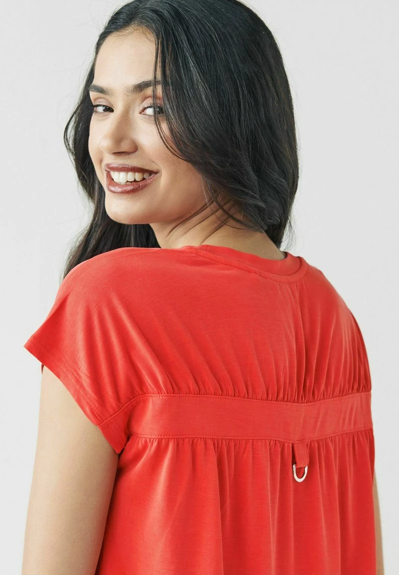 Next Damen CAP SLEEVE SCOOP NECK - T-Shirt Print - Red – Bild 3