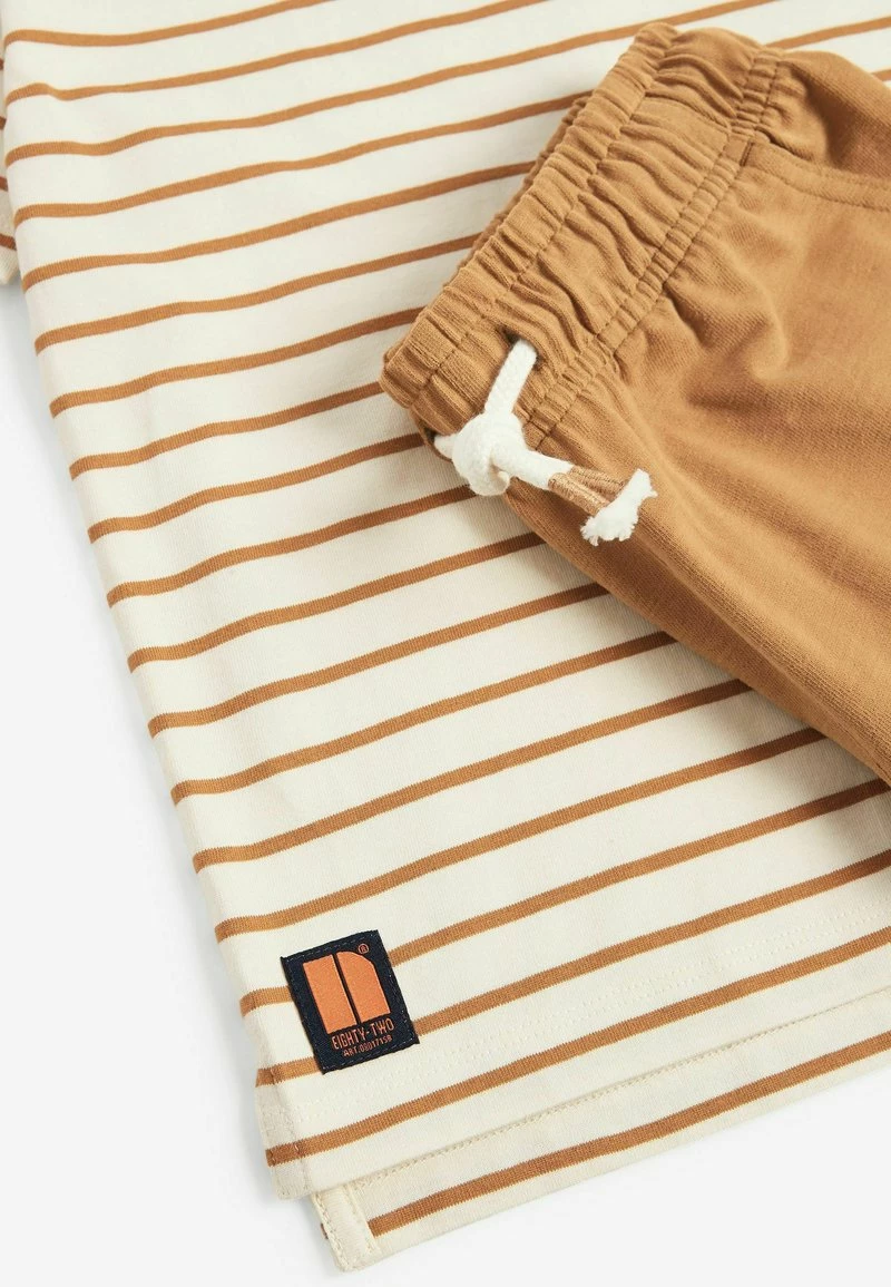 Next Kinder STRIPE SET - Jogginghose - Neutral Brown – Bild 6