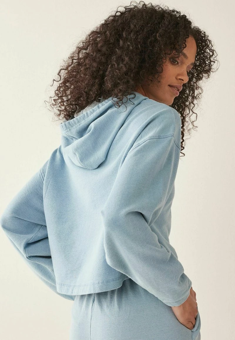 Next Damen WASHED - Kapuzenpullover - Blue