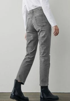 Next Damen Jeans Relaxed Fit - Grey