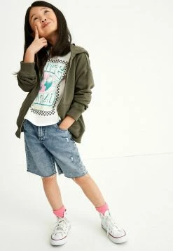Next Kinder LONG LENGTH - Jeans Shorts - Blue