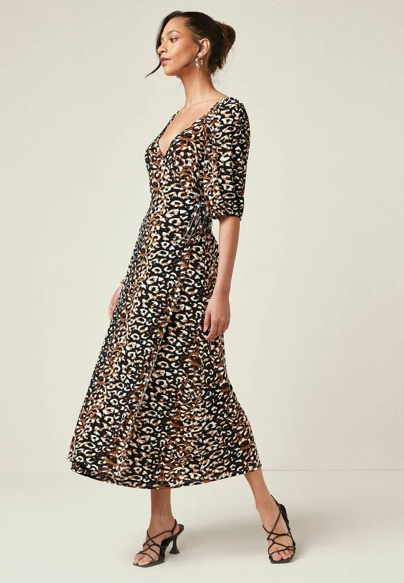 Next Damen Freizeitkleid - Brown Animal Print – Bild 2