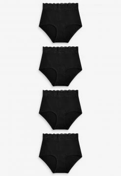 Next Damen 4 PACK - Slip - Black