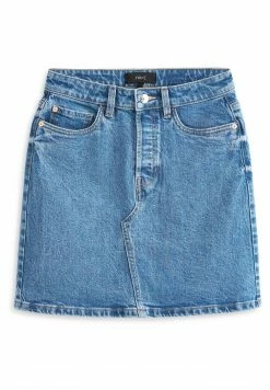 Next Damen A-Linien-Rock - Mid Blue