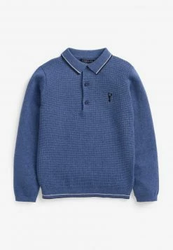 Next TEXTURED - Poloshirt - Mottled Blue | Kinder