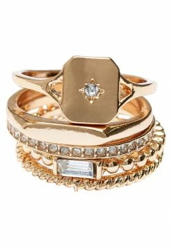 Next Damen 5 PACK - Ring - Gold