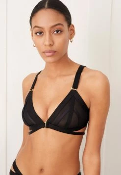 Next Damen ALL OUT STRAPPY - Triangel BH - Black