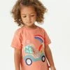 Next Kinder APPLIQUÉ - T-Shirt Print - Orange