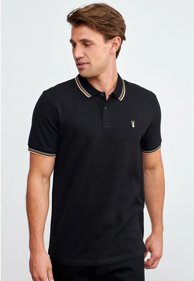 Next Herren TIPPED REGULAR FIT - Poloshirt - Black
