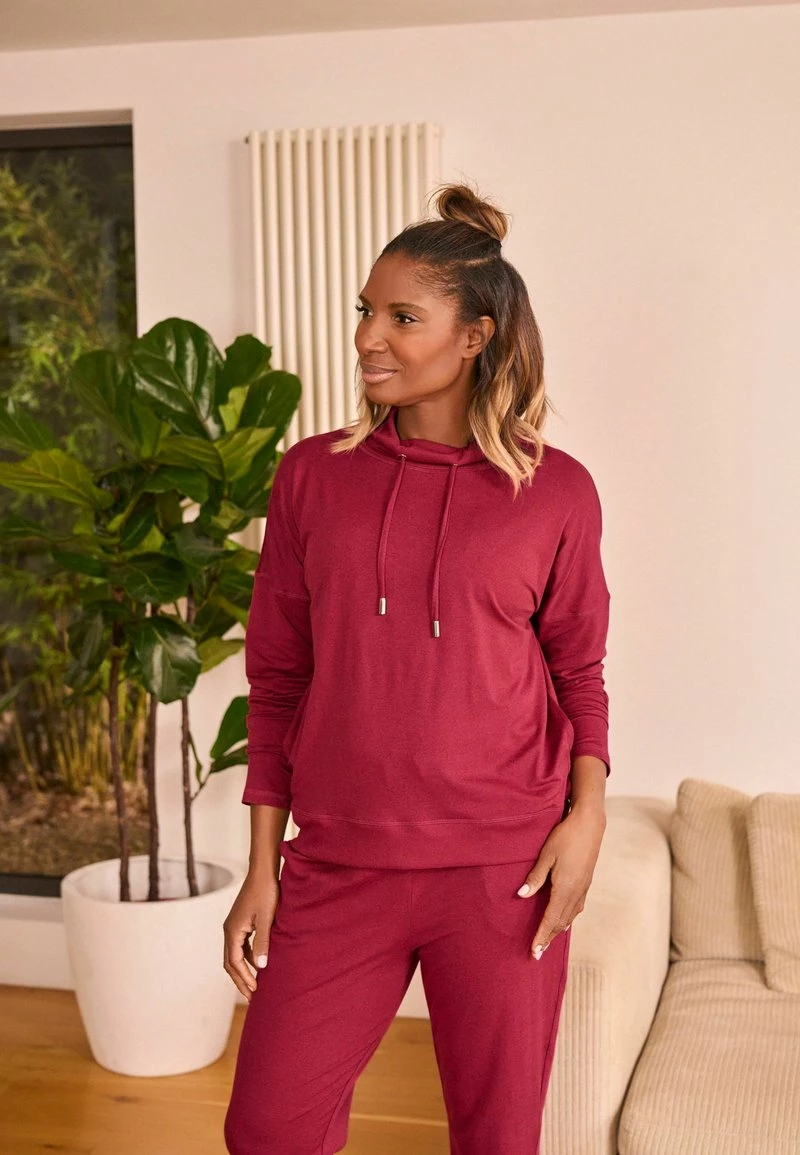 Next Damen YOGA - Sweatshirt - Berry Red