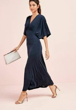 Next Damen VOLUME SLEEVE - Freizeitkleid - Navy Blue