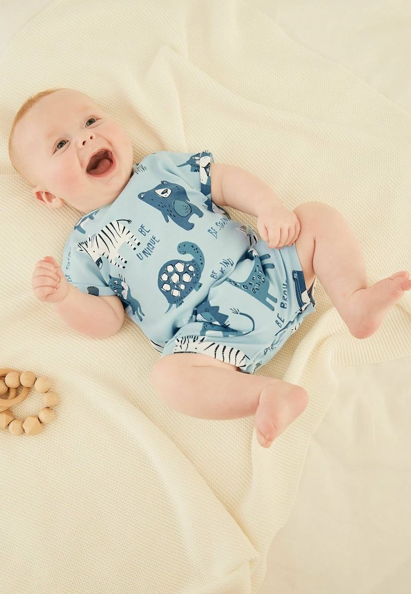 Next 3 PACK - Jumpsuit - Blue Lion Print | Kinder
