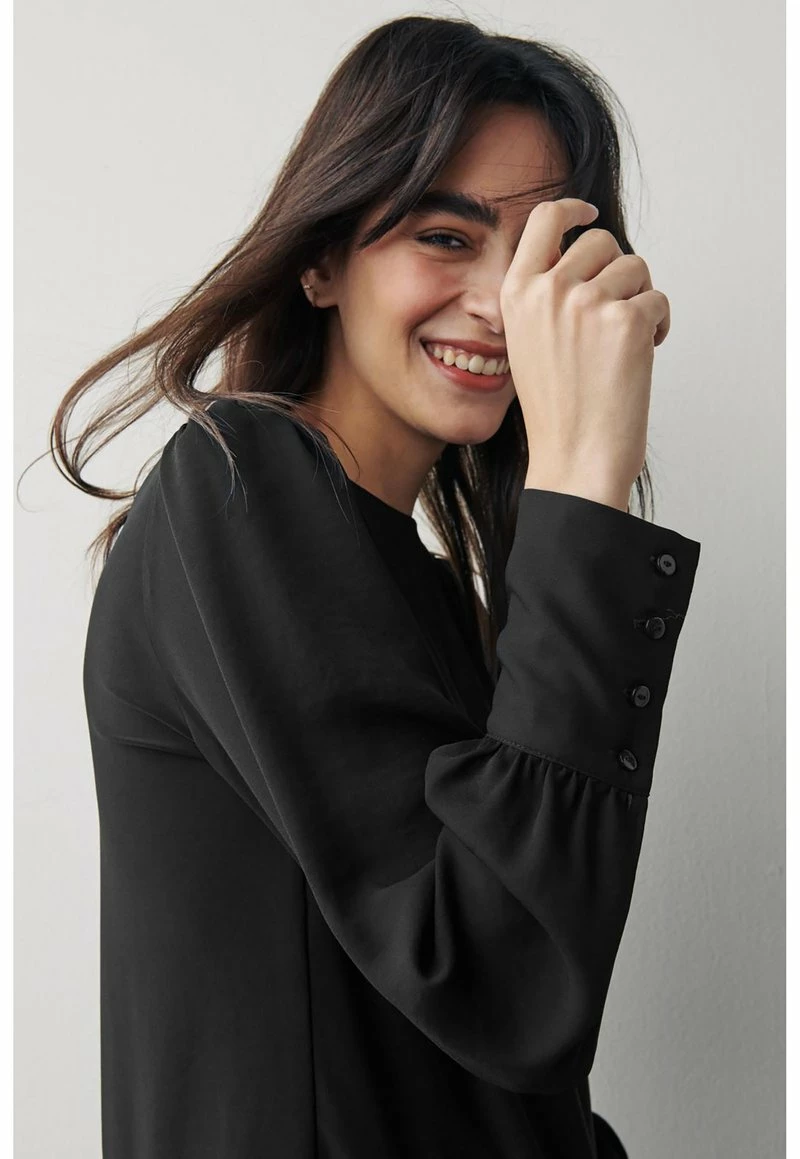 Next Damen LONG SLEEVE CUFF - Bluse - Black – Bild 3