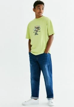 Next Kinder GRAPHIC - T-Shirt Print - Yellow Pizza Time