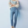Next Damen CROPPED - Jeggings - Blue
