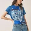 Next SHORT SLEEVE - T-Shirt Print - Blue | Damen