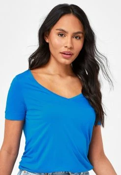 Next Damen SLOUCH - T-Shirt Basic - Blue-grey