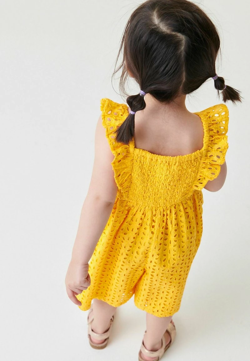 Next Kinder BRODERIE - Jumpsuit - Mango Yellow – Bild 2