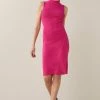 Next Damen TWIST BACK - Strickkleid - Pink