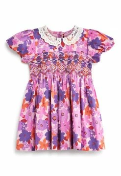 Next OVERSIZED COLLAR DRESS - Freizeitkleid - Pink Ditsy | Kinder