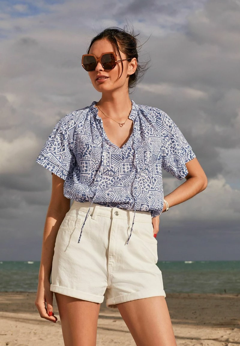 Next Jeans Shorts - White | Damen