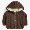 Next Kinder Strickjacke - Dark Brown