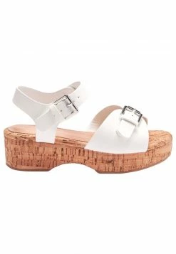 Next Kinder Plateausandalette - White