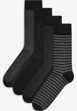 Next Herren FOUR PACK - Socken - Black