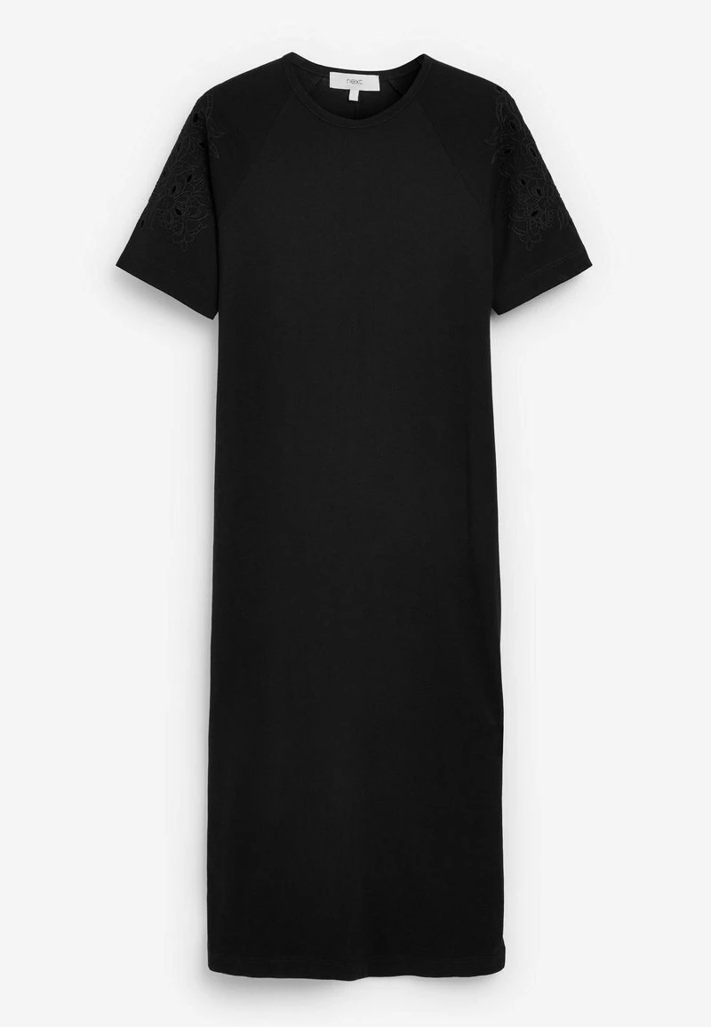 Next Damen BRODERIE - Maxikleid - Black – Bild 4