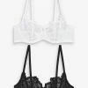 Next Damen LIZZIE TWO PACK - Bügel BH - Black