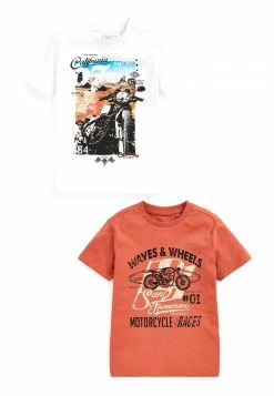 Next T-Shirt Print - Brown,white | Kinder