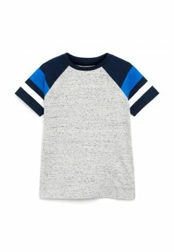 Next SHORT SLEEVE RAGLAN - T-Shirt Print - Grey/navy Blue | Kinder