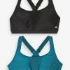 Next Damen SPORTS HIGH IMPACT 2 PACK - Bustier - Teal