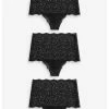 Next Damen 3PACK - Panties - Black