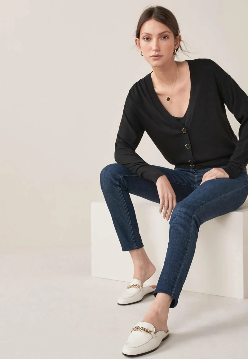 Next Damen DOLMAN - Strickjacke - Black – Bild 4