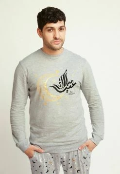 Next MATCHING FAMILY EID - Nachtwäsche Set - Grey | Herren